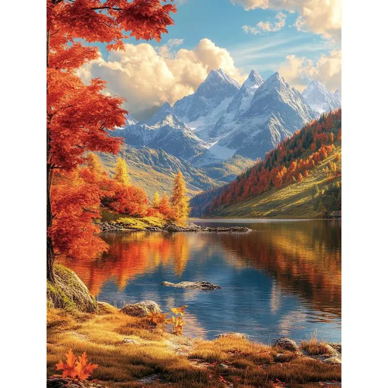 GATYZTORY Autumn Landscape Paint by Numbers Kit 40x50cm