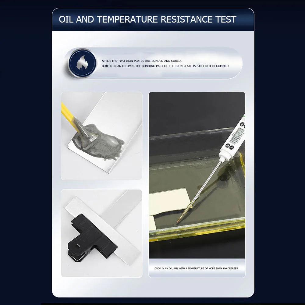 Cold Welding Glue Metal Repair Glue Heat-resistant AB Sealant High-strength Magic Plastic Repair Casting Adhesive Epoxy Resin Peaceful Pleasures Health and Wellness