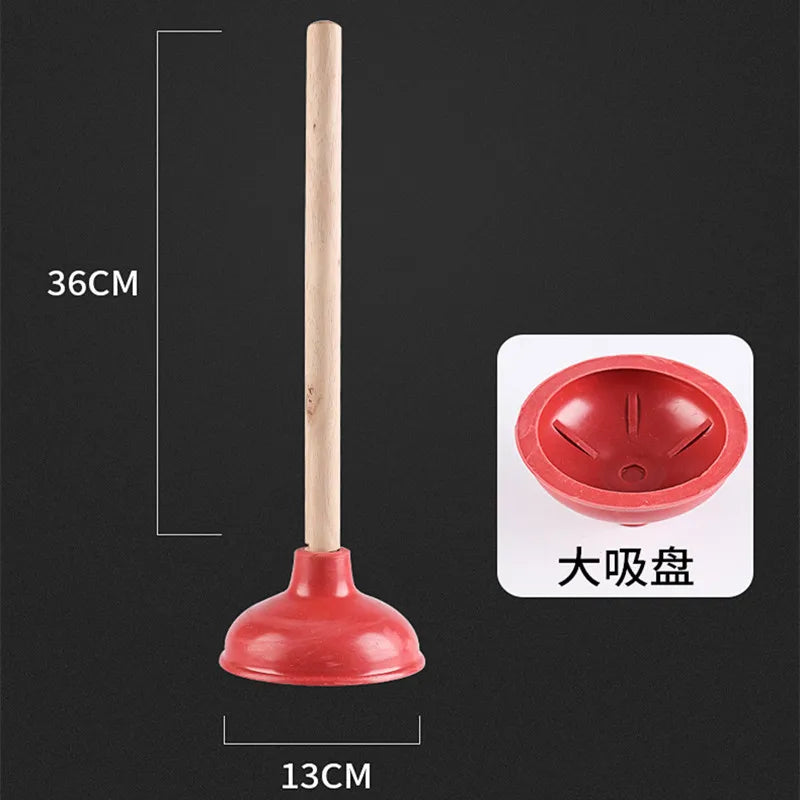 Manual Vacuum Plunger – Toilet, Sink & Drain Dredge Tool