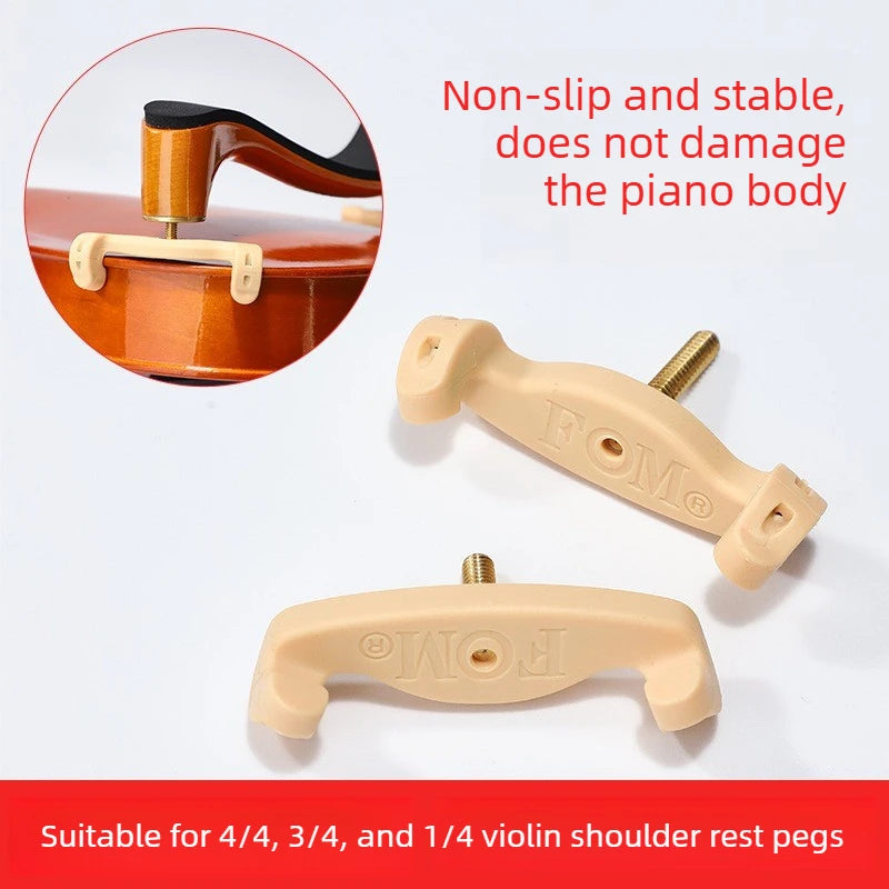Violin Shoulder Bracket Foot Paw Extended Pad 4 4-3 Universal