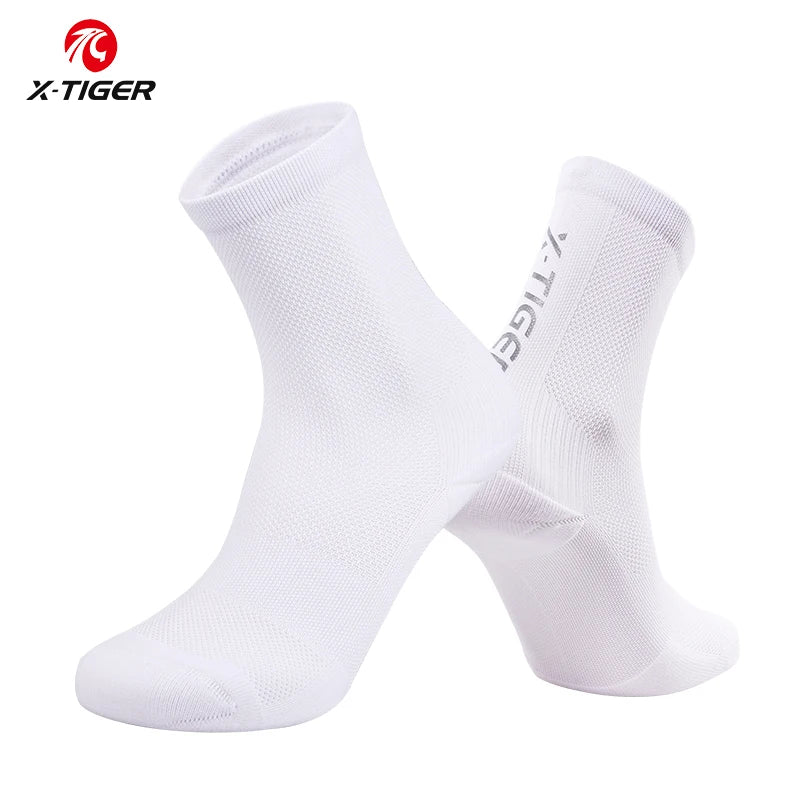 X-Tiger Reflective Cycling Socks – Breathable & Non-Slip
