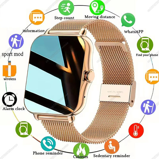 Bluetooth Smart Watch 1.83" HD | Calls, Fitness & Health Tracker Bluetooth Smart Watch Peaceful Pleasures Health and Wellness