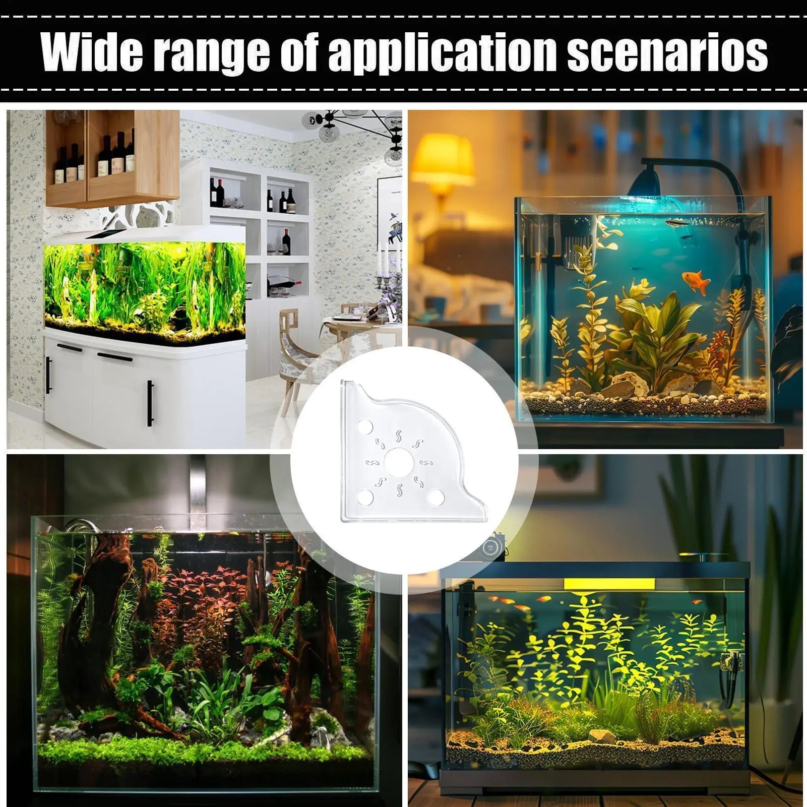 new Waterproof Aquarium Corner Shelf, Space-Saving Fish Tank Organizer For Home Decor And Pet Lovers Drop Shipping Peaceful Pleasures Health and Wellness