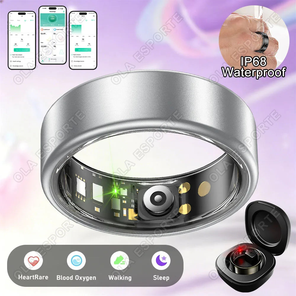 Smart Ring – Heart Rate, SpO₂ & Sleep Tracker | 5ATM