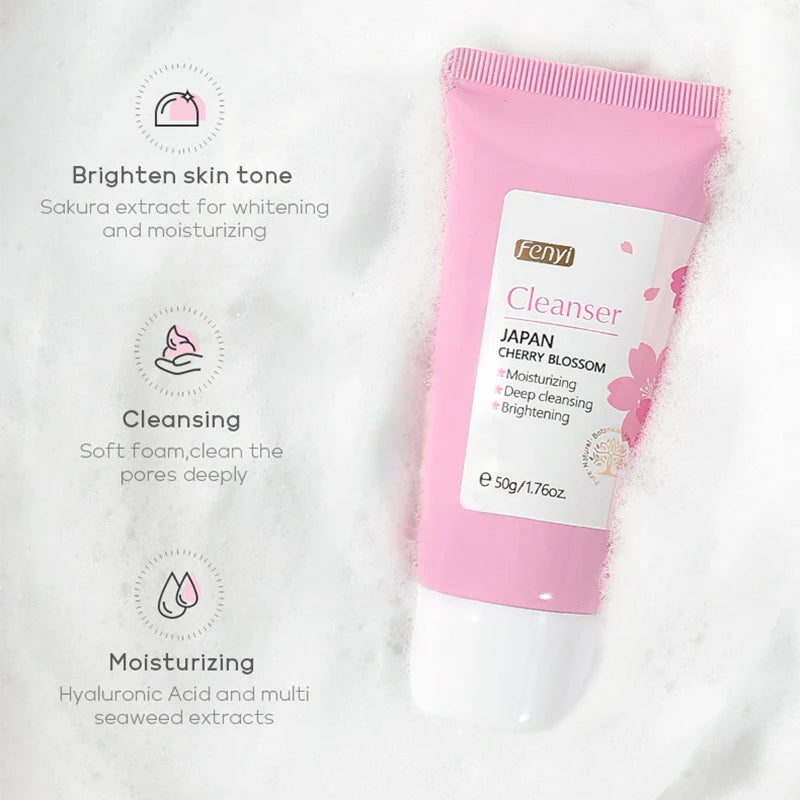 Vitamin C Sakura Foam Face Wash – Brightening & Moisturizing