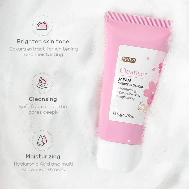 Vitamin C Sakura Foaming Face Wash – Brightening & Anti-Aging