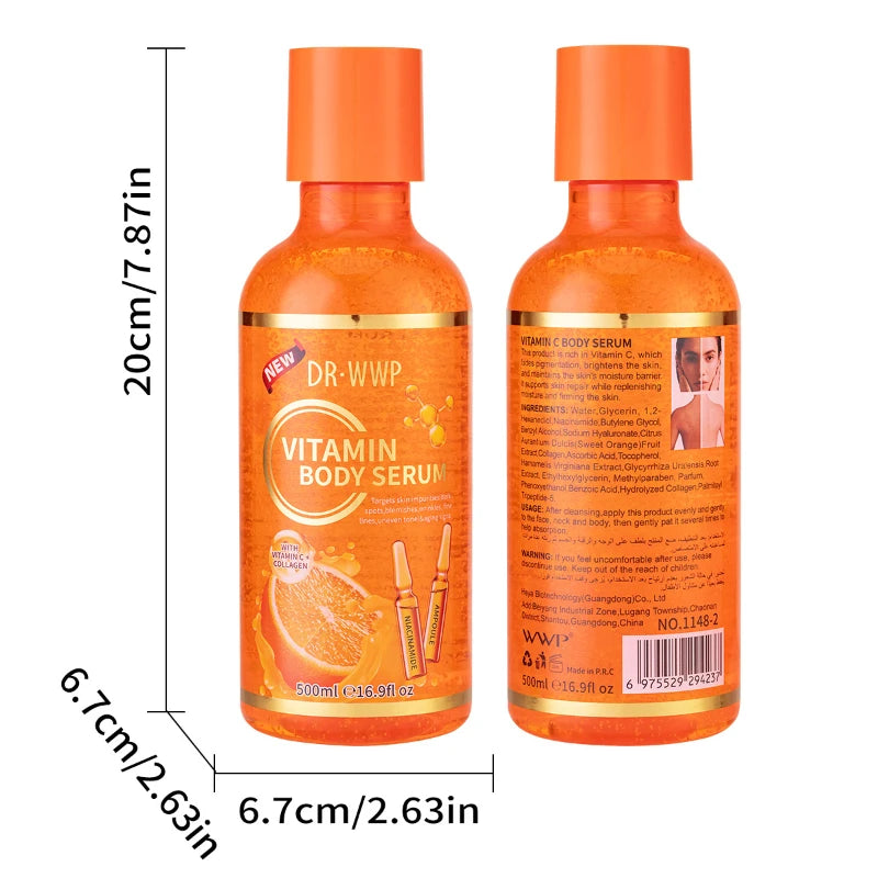 Kojic Turmeric AHA Papaya Face & Body Serum 500ml