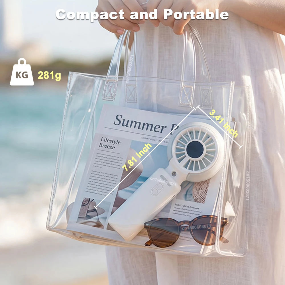 Water Mist Fan Portable Foldable Desktop Fan Rechargeable Handheld Humidifier Fan Air Circulation Fan Outdoor Water Spray Fan Peaceful Pleasures Health and Wellness