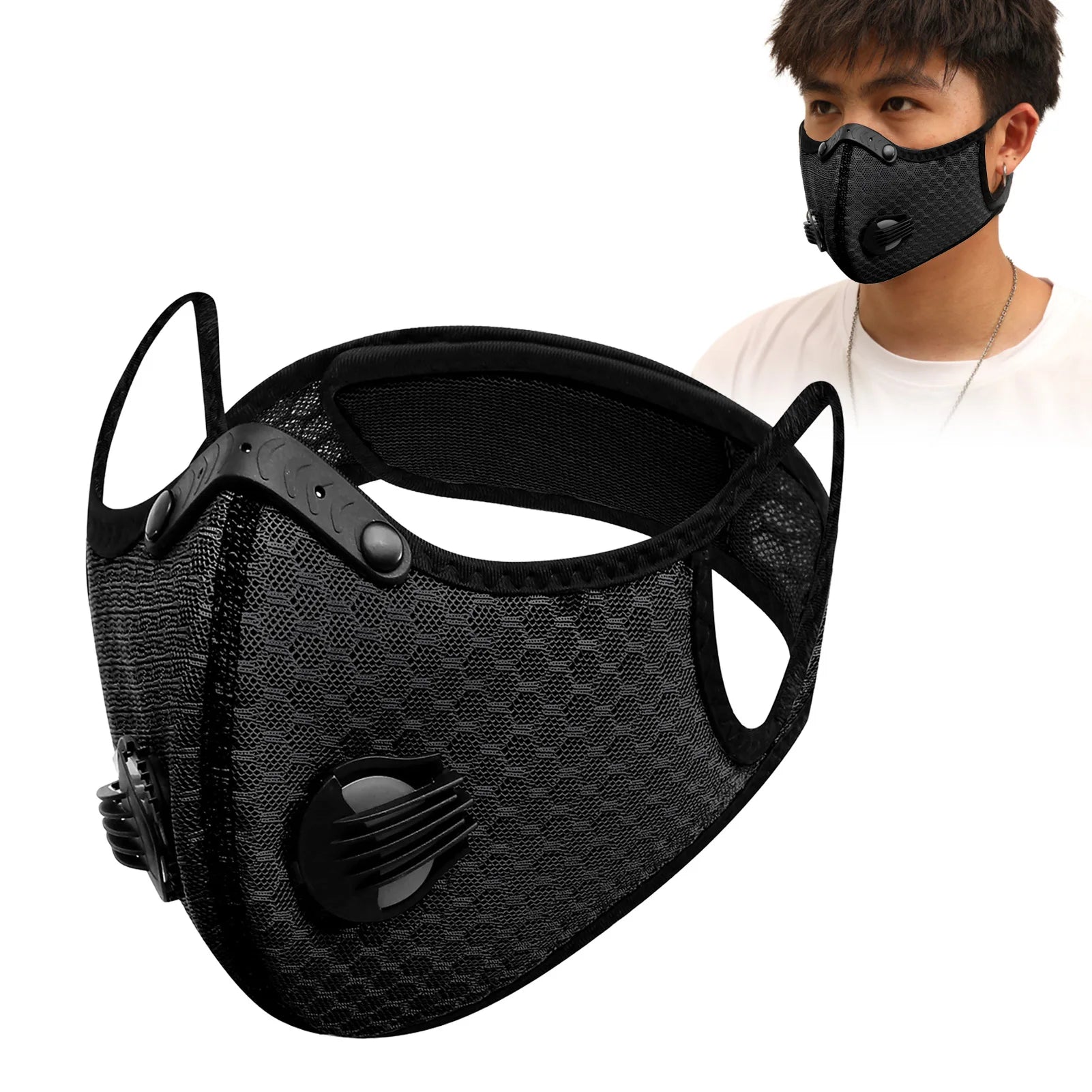Unisex Windproof Riding Mask Breathable Filtration Outdoor Sports Masks for Walking Cycling Motorcycling Peaceful Pleasures Health and Wellness