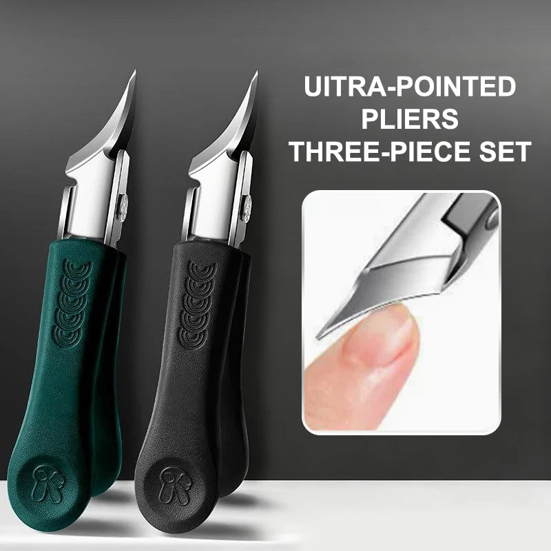 Super Slanted Pointed Nail Clippers Anti-Splash Thick Nail Clipper Toenail Pliers Nail Scissor Toenail Plier Nail Care Tools Peaceful Pleasures Health and Wellness