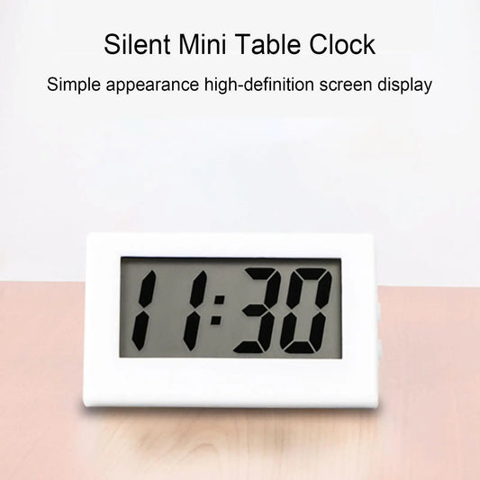 Small Battery Operated Digital Clock Compact LED Display for Desk Wall Shelf, Kitchen, Classroom, Office & Bedroom Peaceful Pleasures Health and Wellness