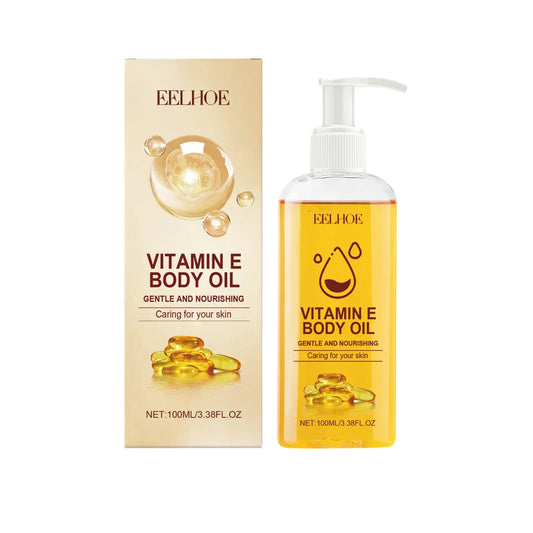 EELHOE Vitamin E Oil – Brightening & Moisturizing Body Oil Peaceful Pleasures Health and Wellness 100ml Boxed