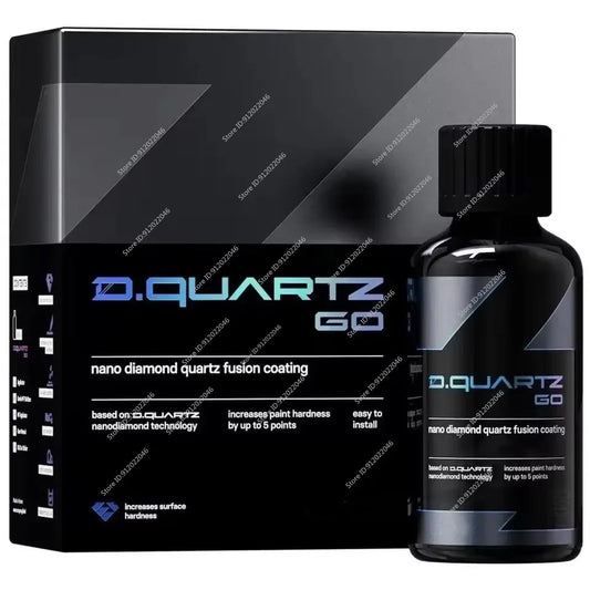 CAR DQUARTZ GO Nano Diamond Quartz Fusion Ceramic Coating for Car Care Enhanced Protection Gloss Increase Surface Hardness Peaceful Pleasures Health and Wellness 50ml Kit