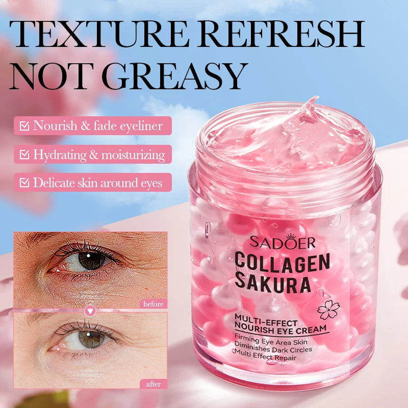 SADOER Sakura Eye Cream – Dark Circles & Anti-Aging Moisturizer