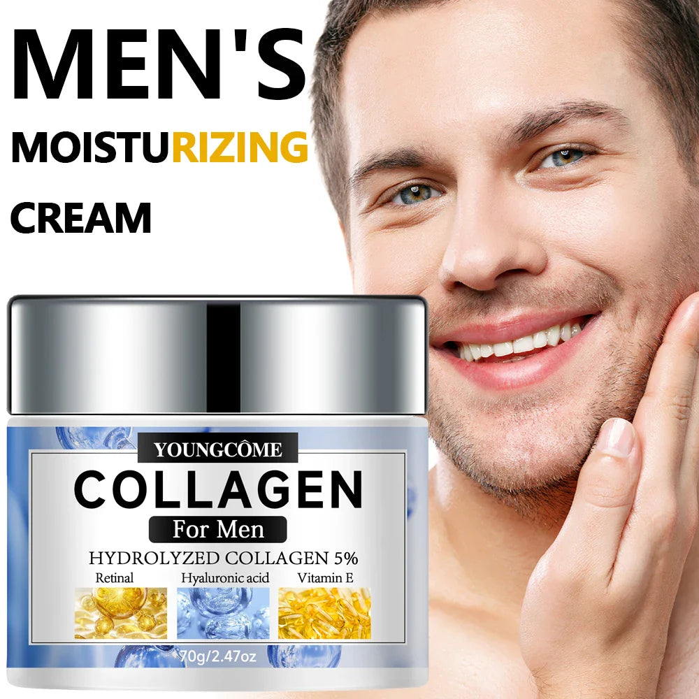 YOUNGCOME Men's Retinol Face & Neck Cream – Firm & Moisturize