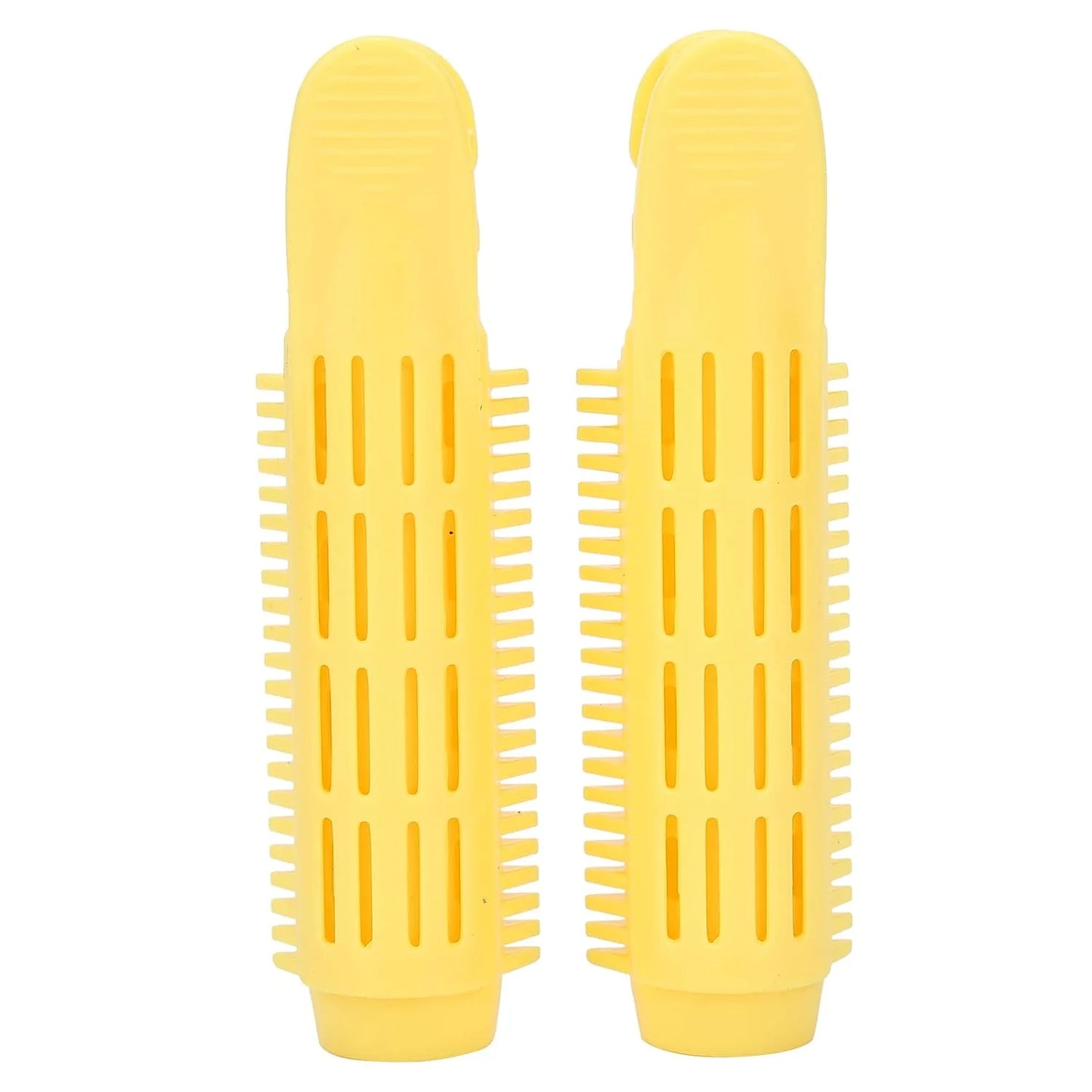 2/4Pcs Set Hair Root Fluffy Lazy Hair Clips Hair Styling Hairpins Curling Barrel Hair Clips Curlers Portable Hair Accessories Peaceful Pleasures Health and Wellness 2 yellow Size fits all