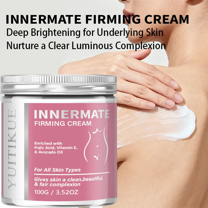 Yuitikue Intimate Firming Cream, 100g Infused with Kojic Acid, Vitamin E & Avocado Oil for Smooth, Bright & Toned Skin Peaceful Pleasures Health and Wellness
