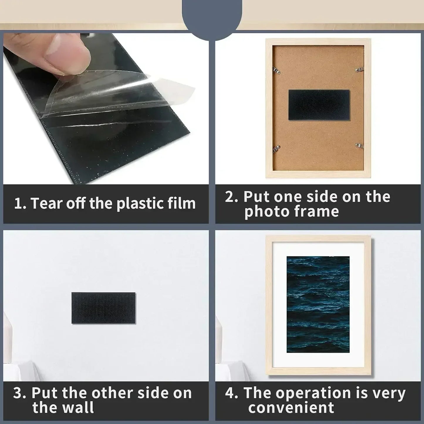 Self-Adhesive Hook & Loop Fastener Tape – Carpet, DIY & Cable