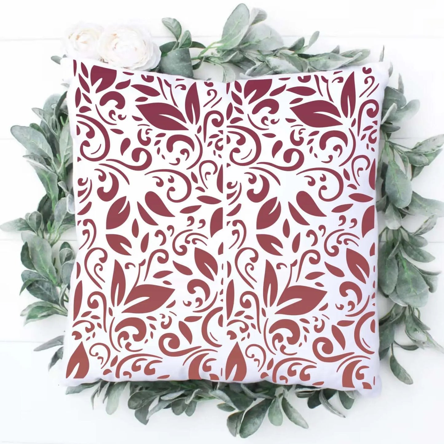 18-Piece Floral Tree Layering Stencils 21x10cm DIY Scrapbooking