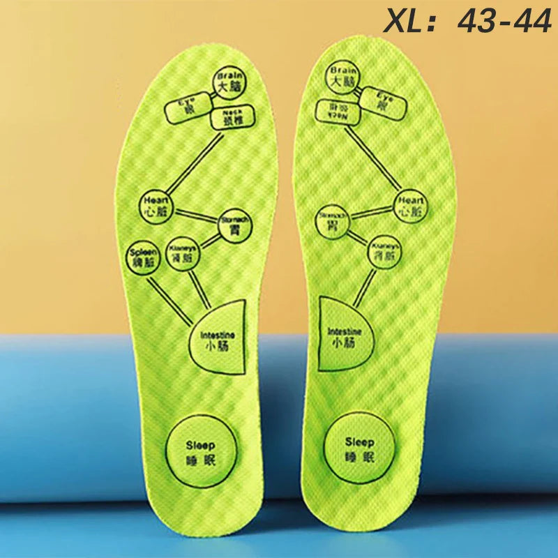 Acupressure Shoe Insoles – Soft, Breathable & Odor-Control