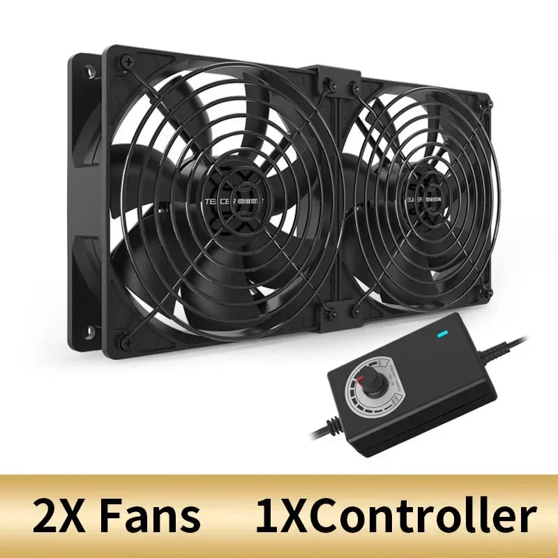 220V Multifunctional Exhaust Fan with Remote Control for Chassis Workstation Service Station Cooling Ventilation Fan Peaceful Pleasures Health and Wellness two fan 240V EU