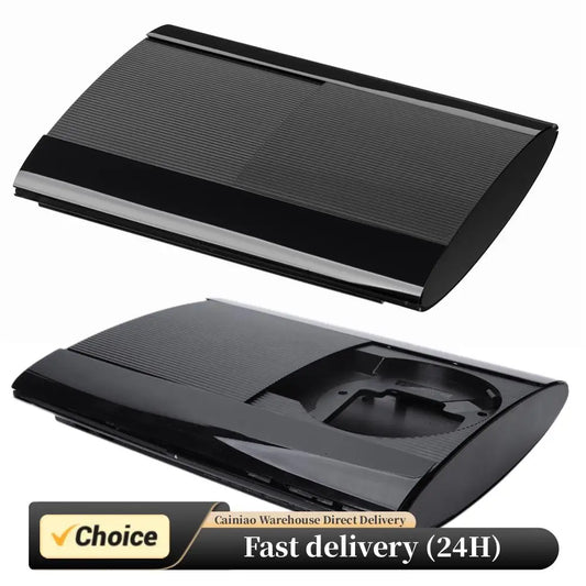 Complete Game Console Case Full Kit Gaming Accessories Black with Screws Console Faceplate Cover for PS3 Super Slim 4K 4000 Peaceful Pleasures Health and Wellness