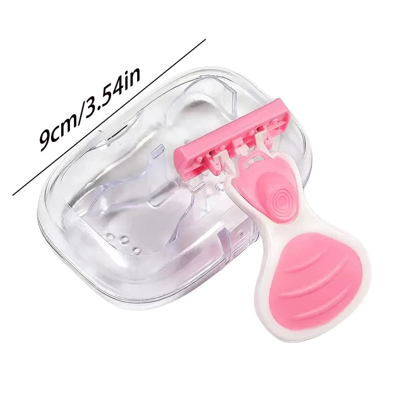 6-Blade Portable Women's Razor – Face, Leg & Bikini Shaver