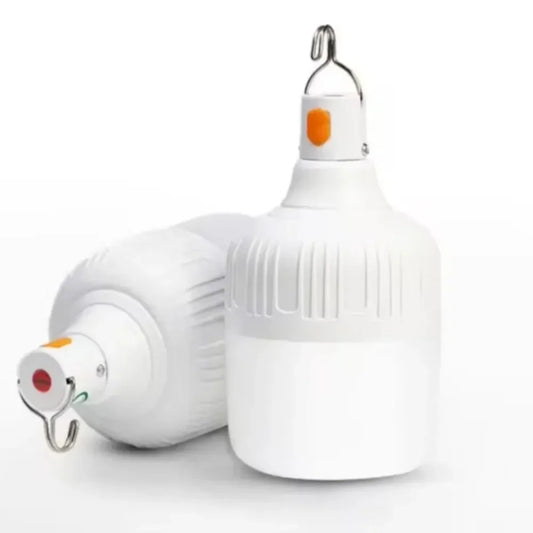 USB Rechargeable LED Emergency Bulb | Camping & Outdoor Lantern Portable LED Lantern Peaceful Pleasures Health and Wellness 80W White