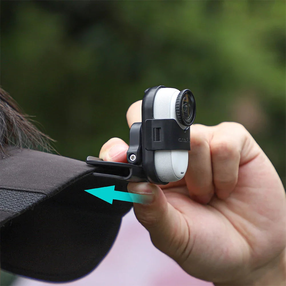 360° Hat Clip Mount for Insta360 GO 3 & GO 3S | Cap Holder