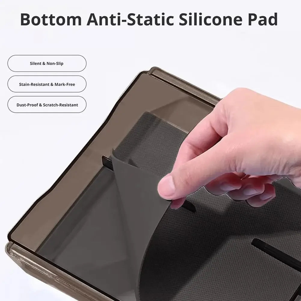 ABS Armrest Box Storage Silicone Mat Center Console Organizer For Tesla Model YL Juniper Console Organizer Box Accessories Peaceful Pleasures Health and Wellness