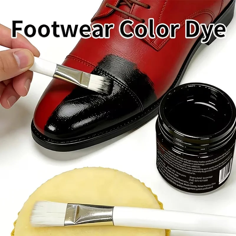 Leather Recoloring Balm – Brown Dye for Shoes, Bags & Furniture