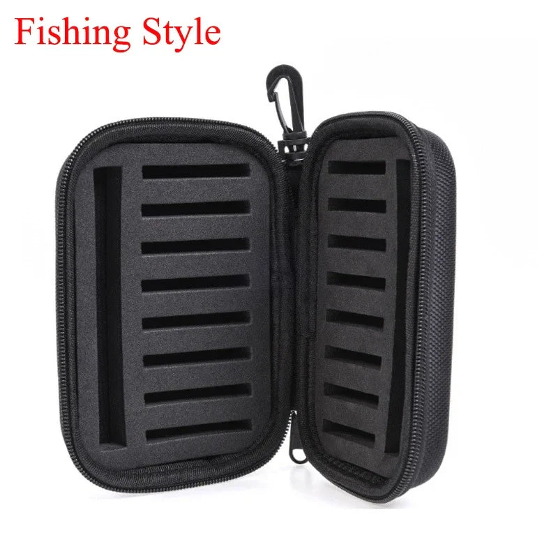 Fly Fishing Lure Storage Box – 16 Slot Hard EVA Bag