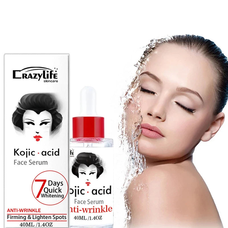 Kojic Acid Face Serum | Niacinamide & Hyaluronic Acid 40ml Brightening Face Serum Peaceful Pleasures Health and Wellness