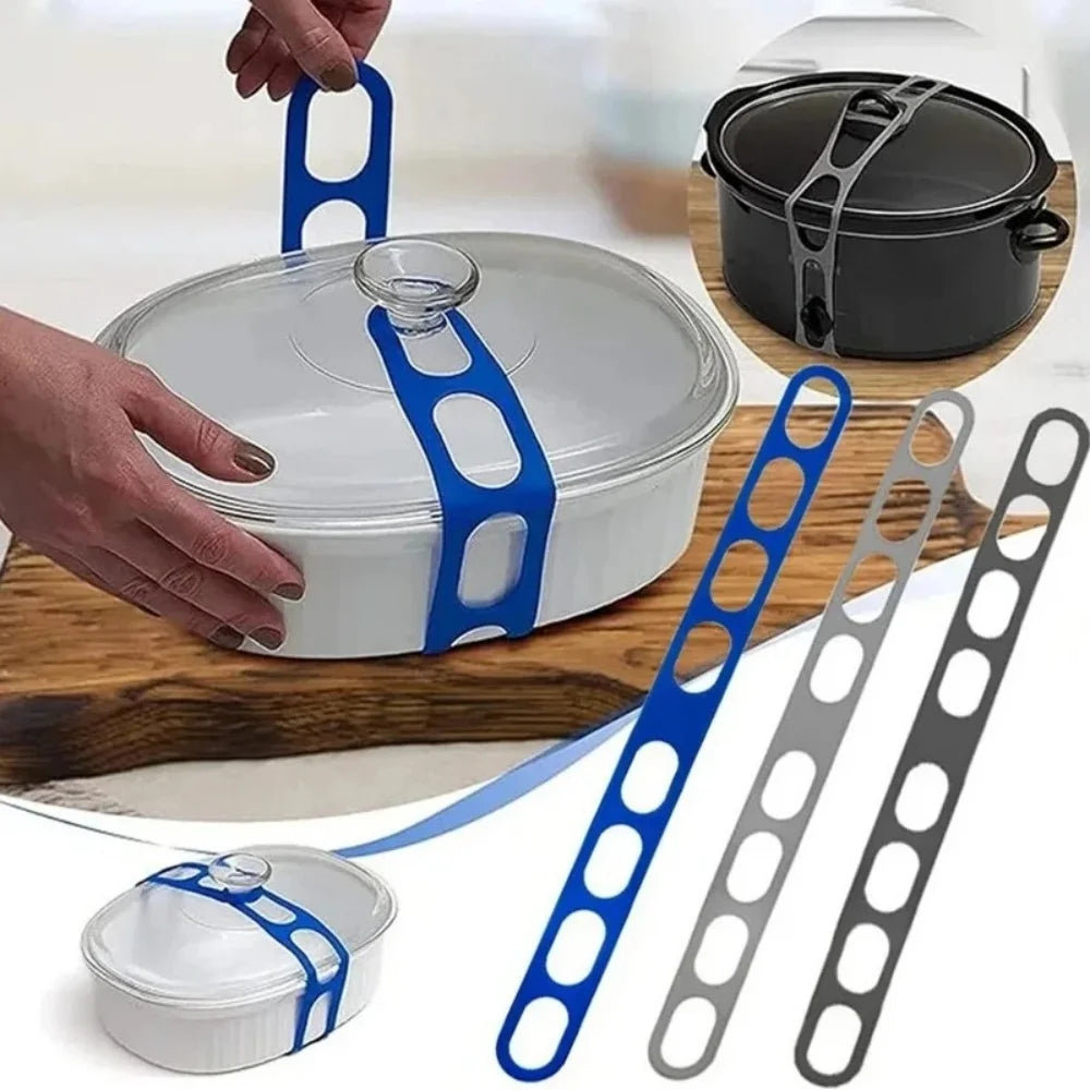 54cm Silicone Elastic Lid Strap | Universal Pot & Lunch Box Band