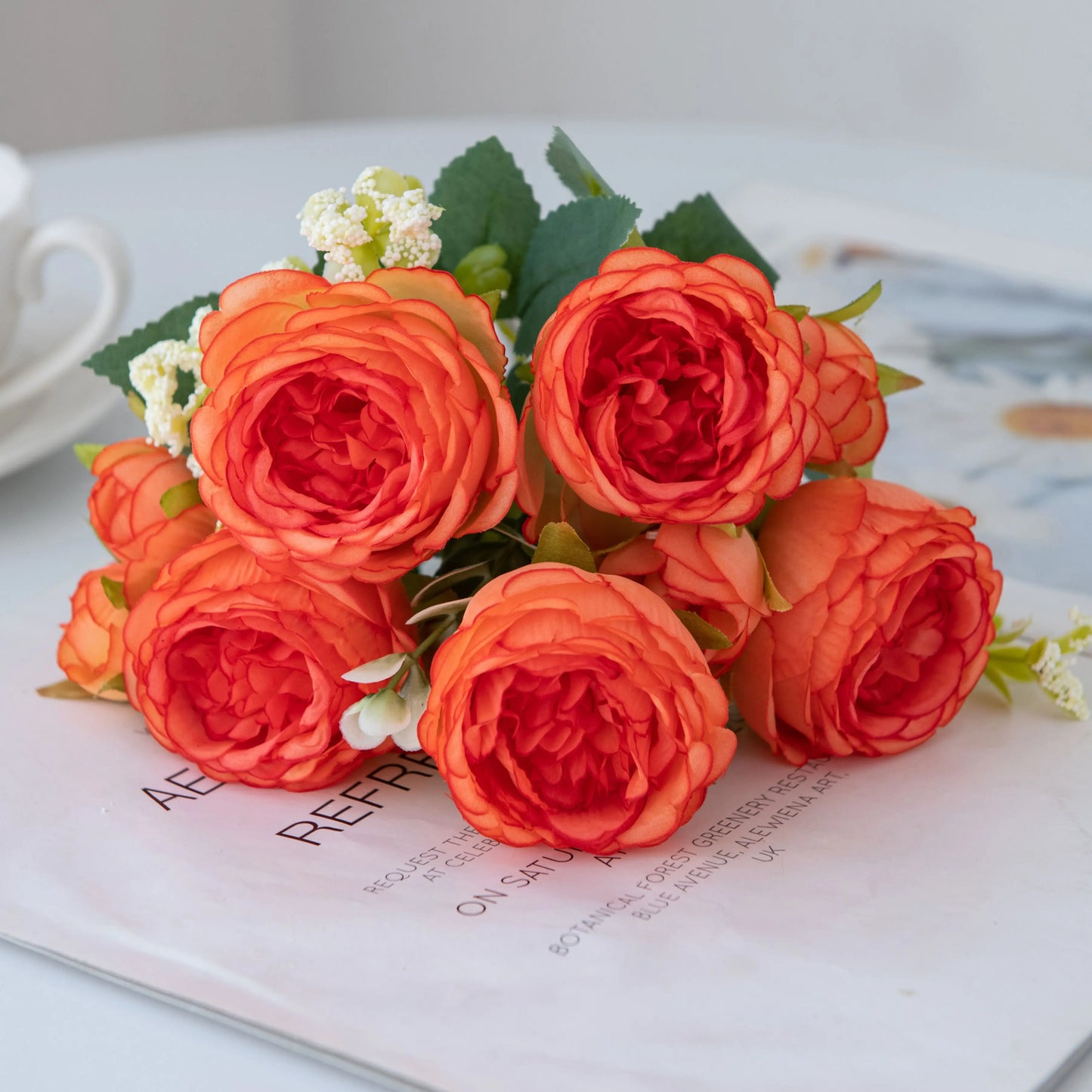 Silk Artificial Hydrangea Rose Bouquet | Wedding & Home Decor