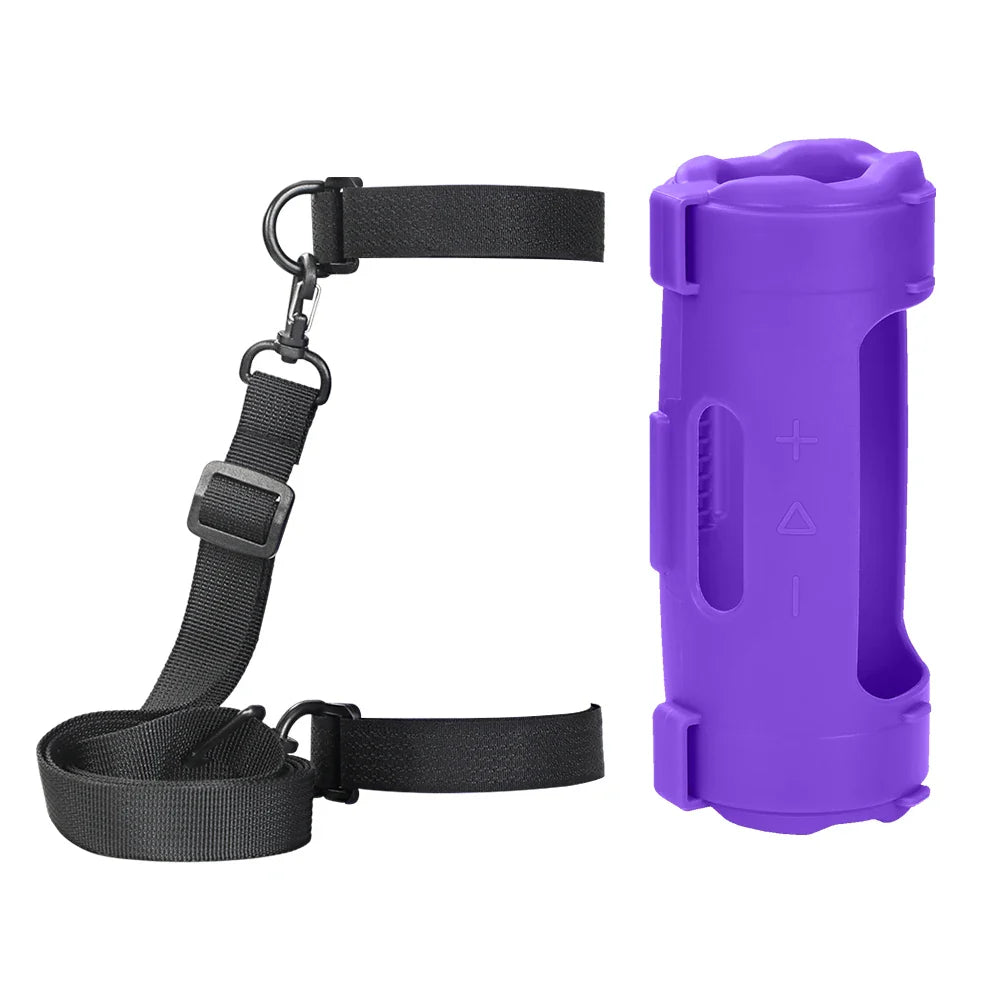 Silicone Case for JBL Flip 7 – Waterproof Cover & Strap