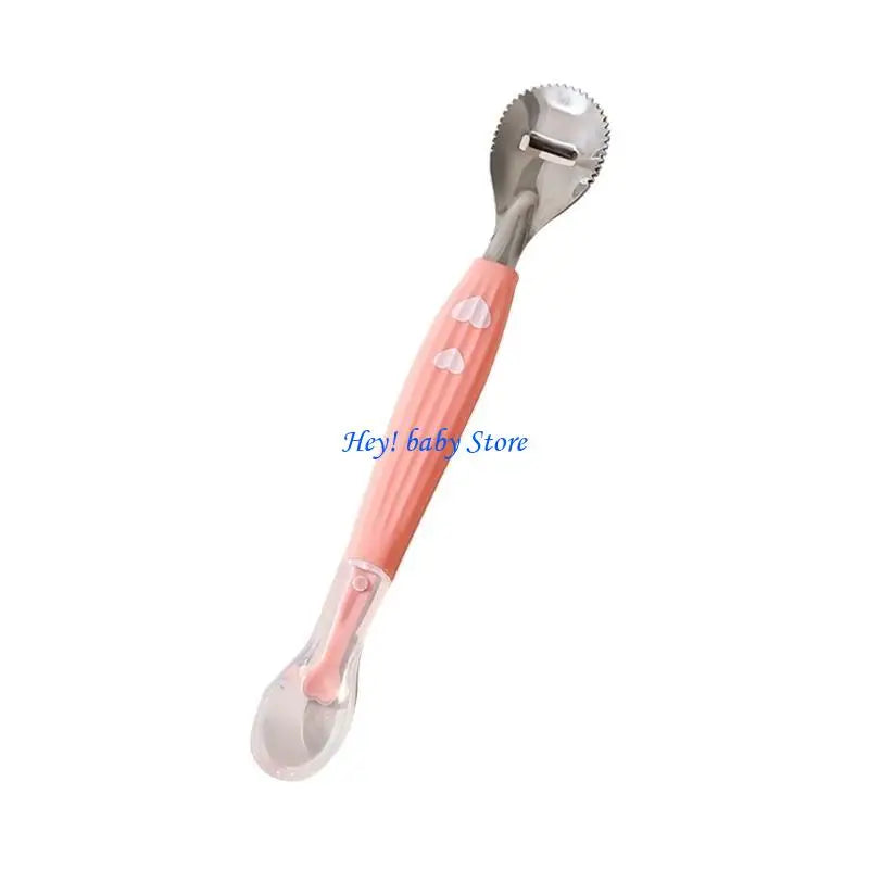 Double-Head Baby Feeding Spoon – BPA-Free Stainless Steel