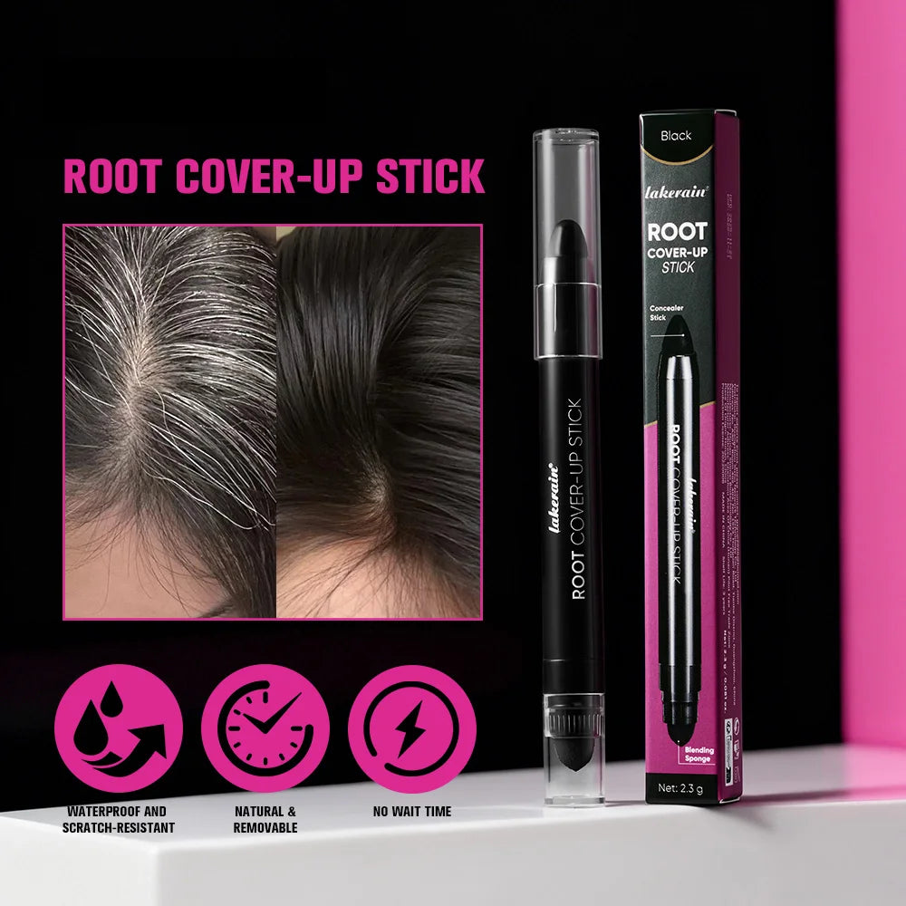 Hair Line Stick Pen Waterproof Hair Dye Pen & Brush Instantly Cover Grey White Hair Natural Hair Filling Hairline Shadow Makeup Peaceful Pleasures Health and Wellness