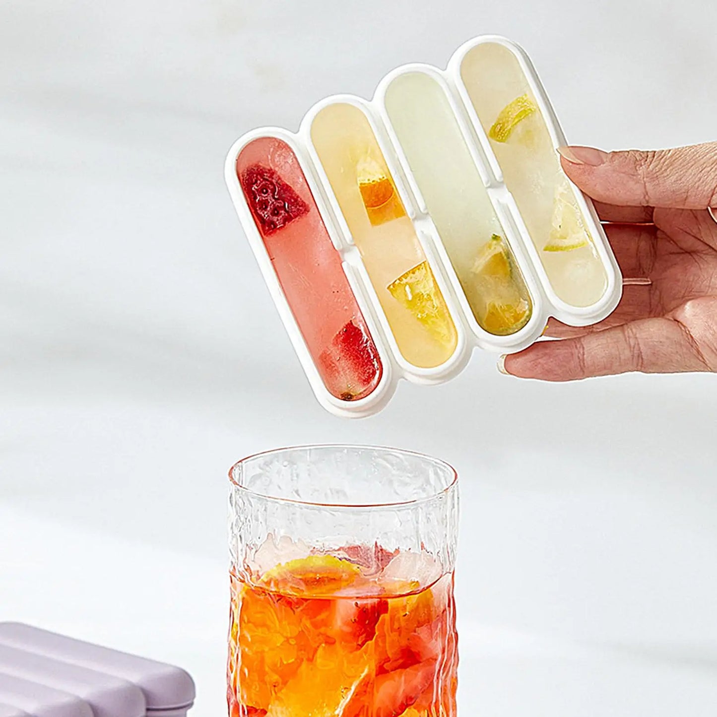 Silicone Rectangle Ice Stick Mold Tray | Cocktails & Drinks