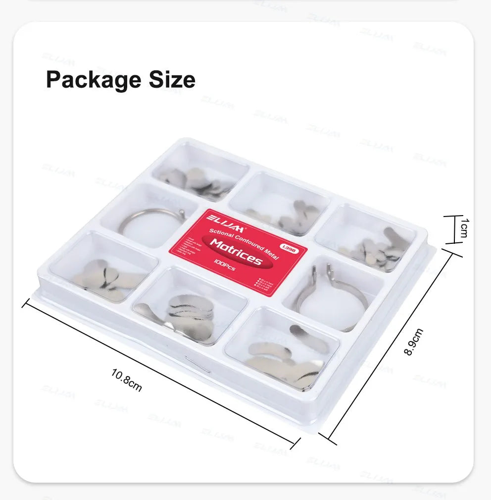 Dental Sectional Metal Matrices No.1.330 – 36pcs Box | TOP BM
