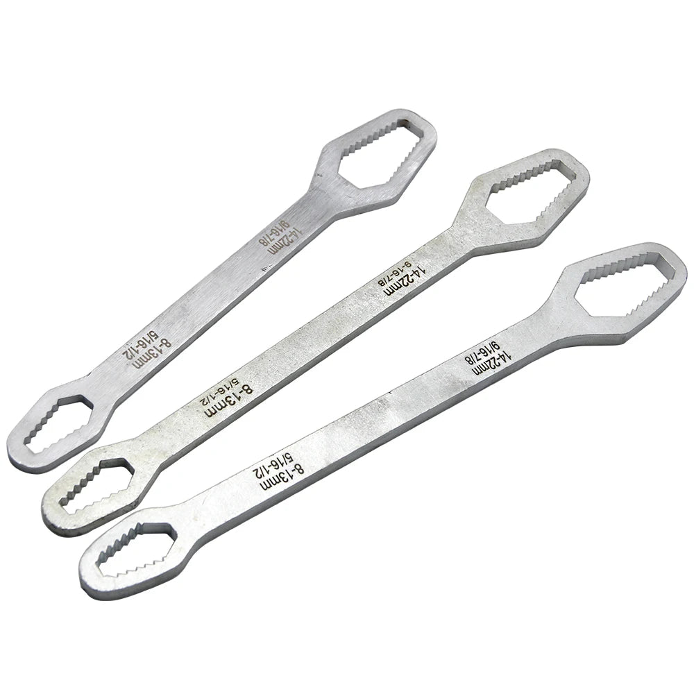 3-17mm multifunctional double end box wrench 8-22mm hexagonal solid wrench for tightening various diameter screws and nuts Peaceful Pleasures Health and Wellness