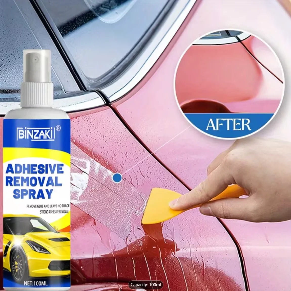 Glue Remover Spray – Adhesive Remover 100ml for Cars & Glass