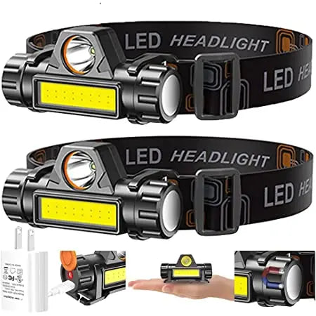 POCKETMAN COB LED Headlamp 300LM USB Rechargeable IPX4 LED Headlamp Oasis Select