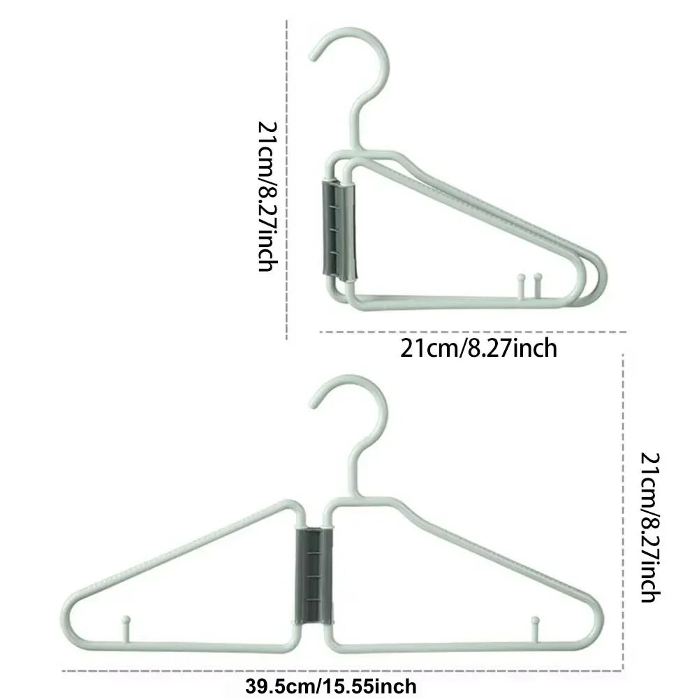 Foldable Travel Clothes Hangers – Portable Space-Saving