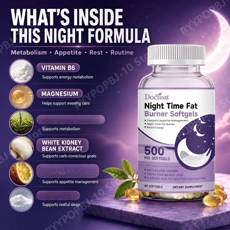 Magnesium & Vitamin B6 Evening Wellness Softgels | 60 Count