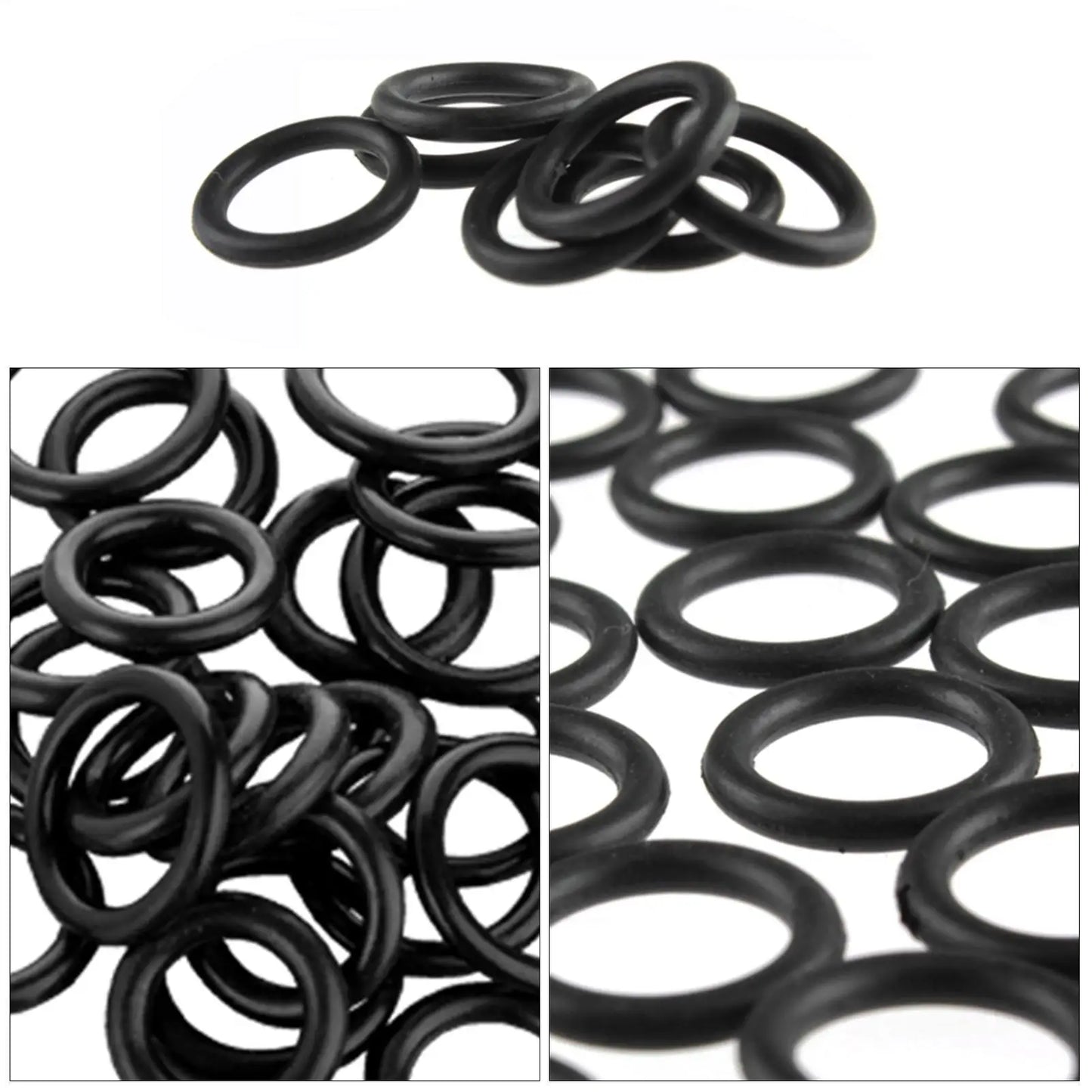 50-Piece Nitrile Rubber O-Ring Kit – Oil & Water Resistant