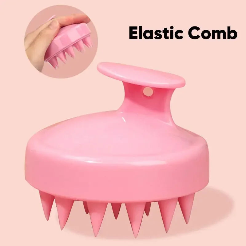 10pcs Shampoo Brush Head Scalp Massage Comb Hair Washing Comb Body Massage Brush Bath Shower Brush Salon Hairdressing Tool Peaceful Pleasures Health and Wellness