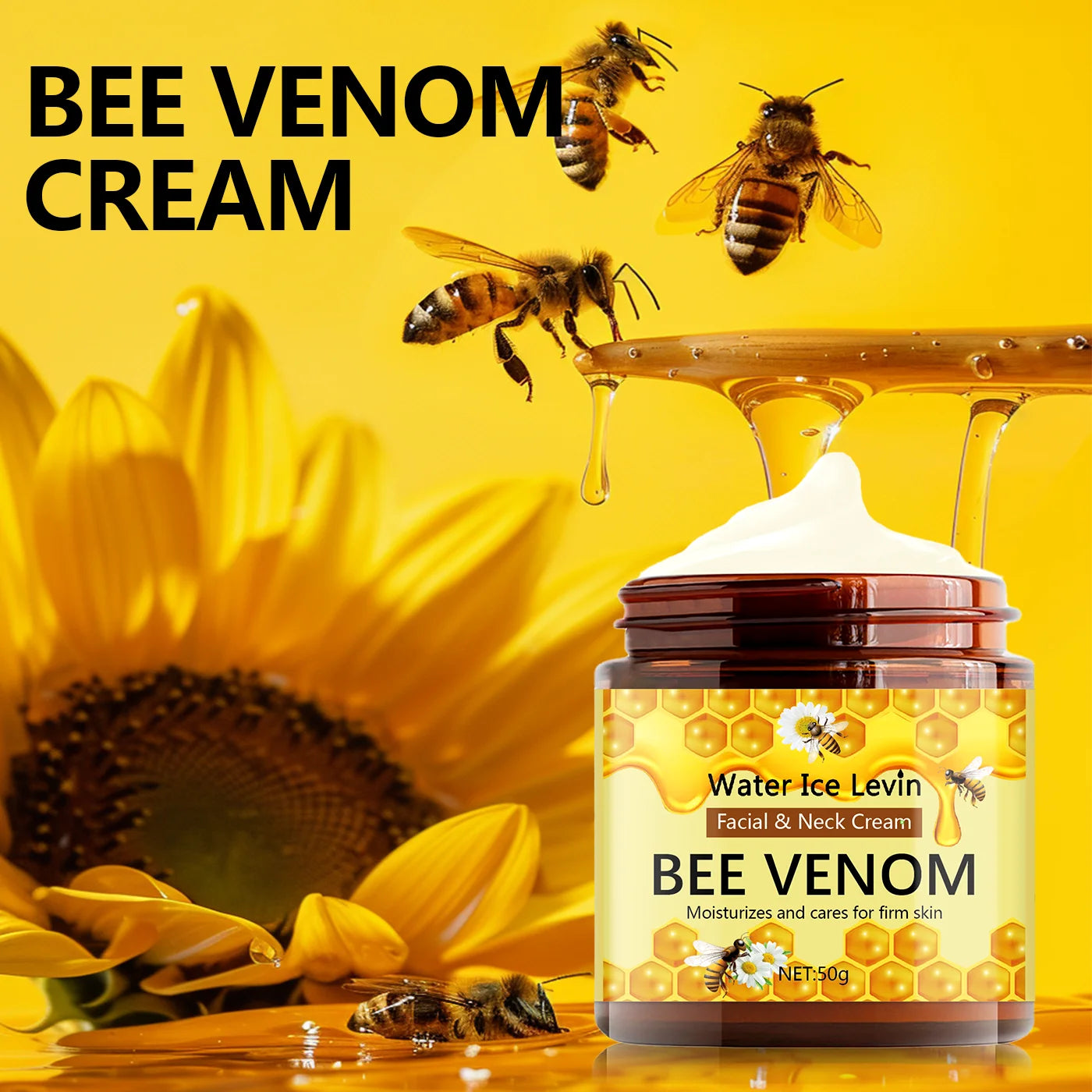 Bee Venom Face Cream – Brighten Skin & Fade Dark Spots Brightening Face Cream Peaceful Pleasures Health and Wellness