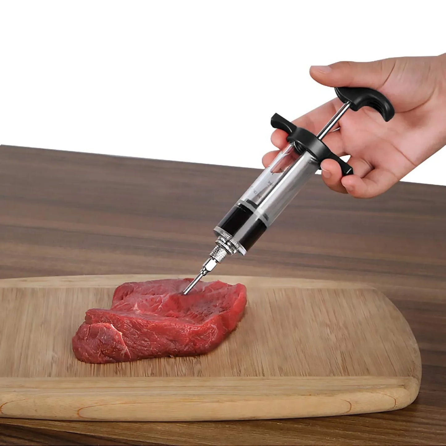 BBQ Meat Marinade Injector Syringe – Turkey & Chicken Flavor