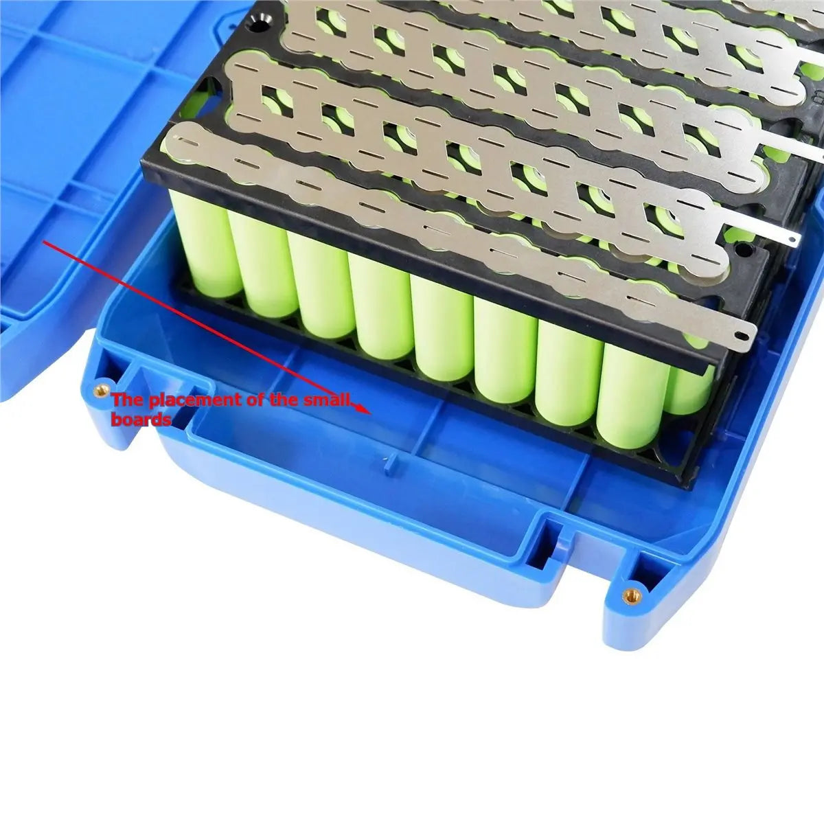 (ABDH) 48V 30A E-Bike Battery Case Storage Box 13S 8P 18650 Holder Nickel Strip Electric Motorcycle Protection Circuit Green Peaceful Pleasures Health and Wellness NONE